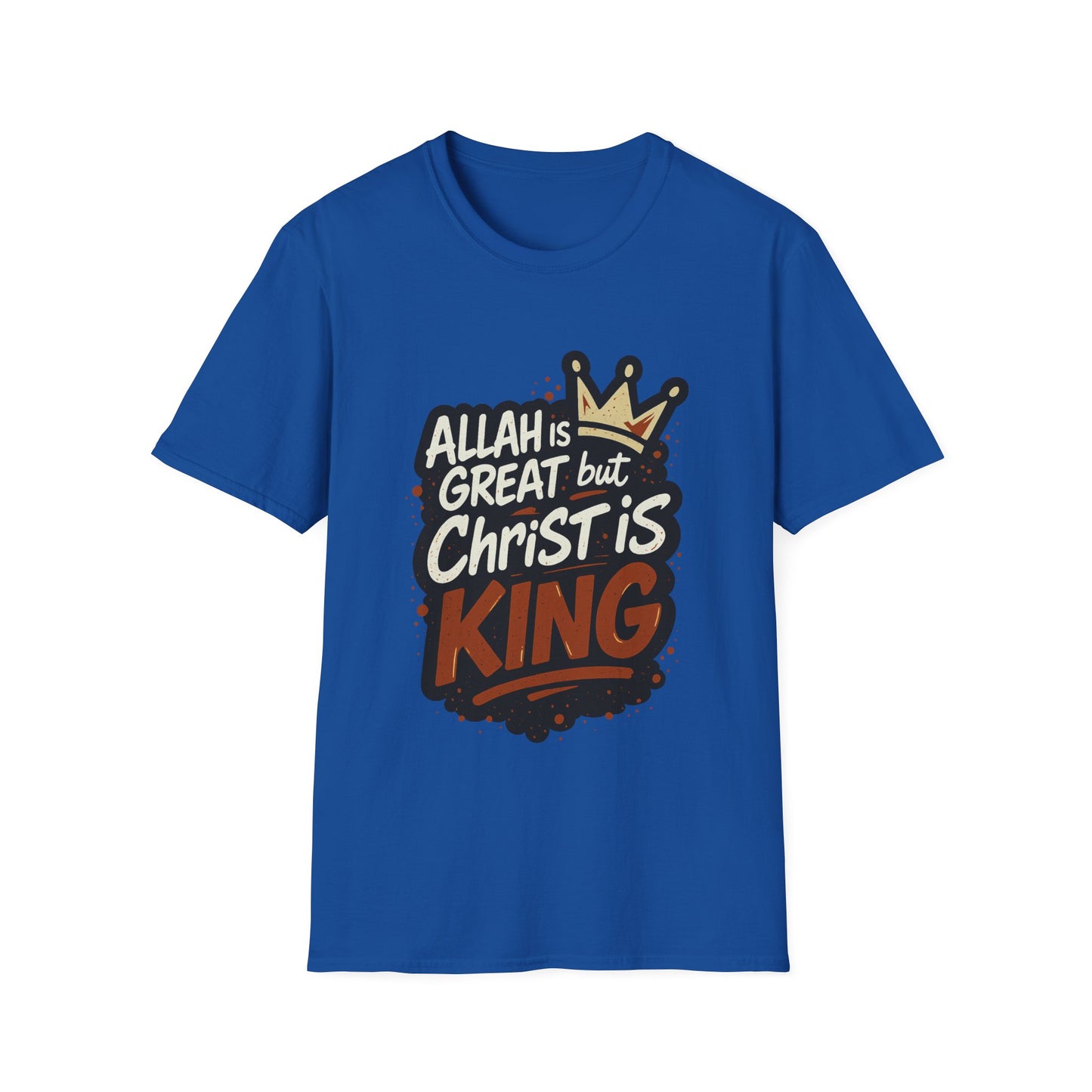 Christ is King Unisex Softstyle Tshirt (Great 2 Logo)