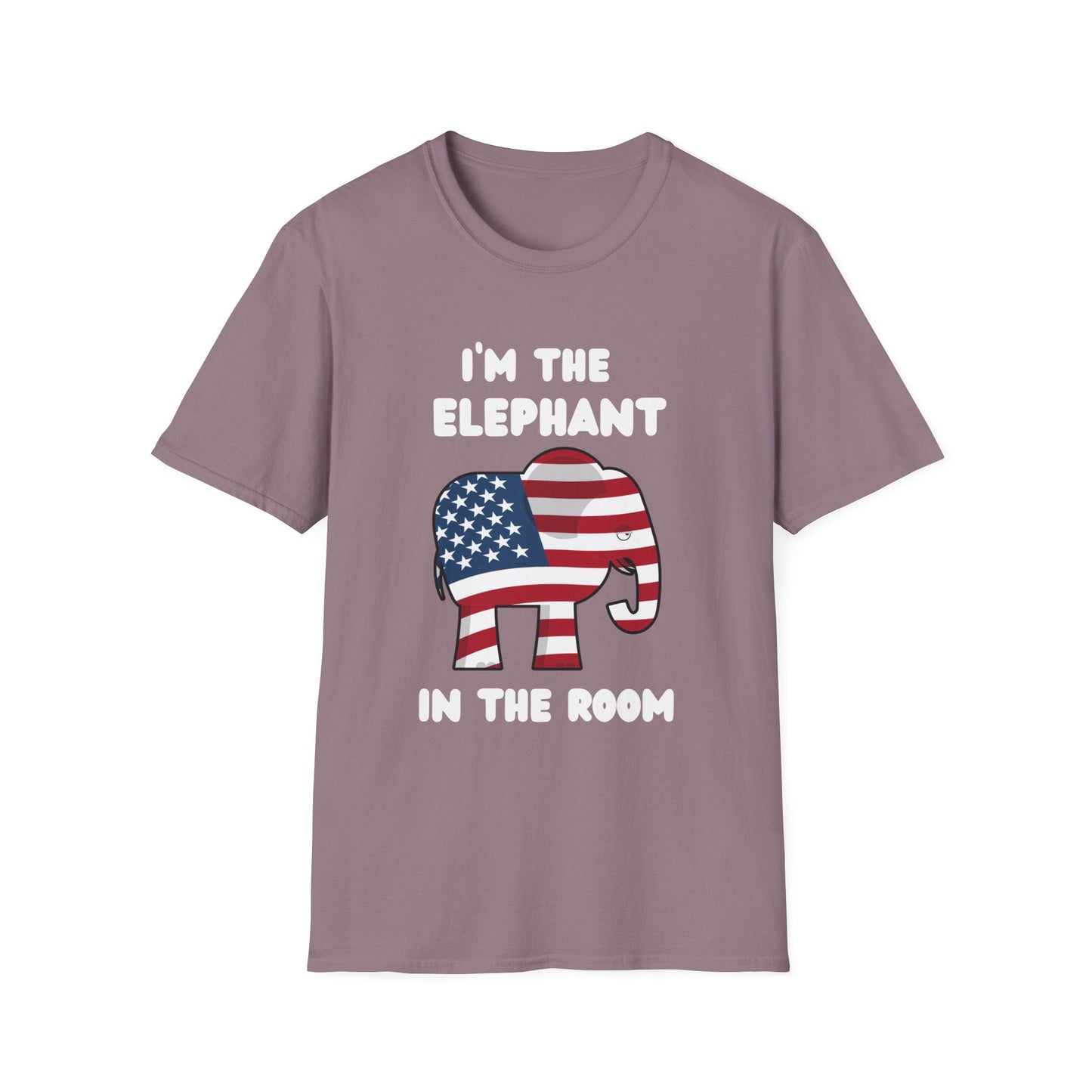 Elephant in Room Cartoon Women's Relaxed/Plus Tshirt (White Logo) - Sweet Baby Jeez Teez