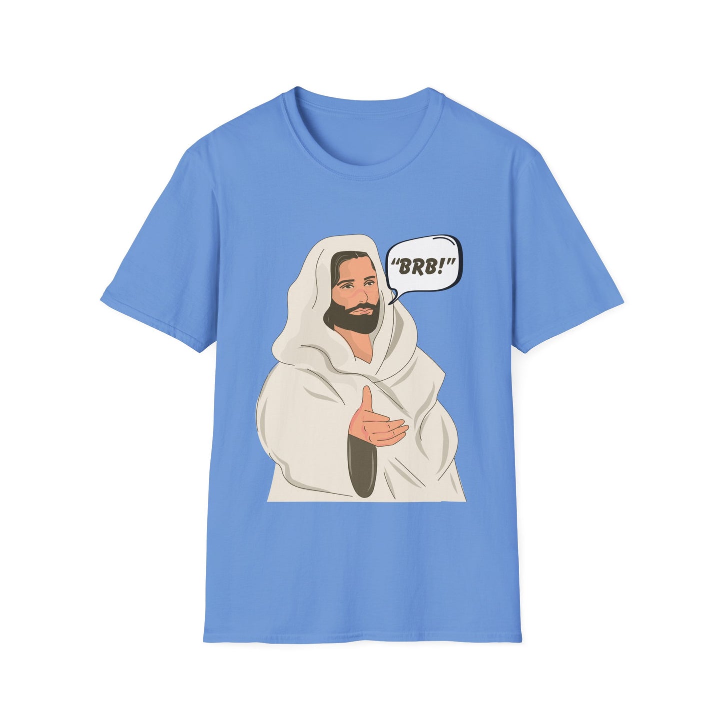 "BRB" Be Right Back Women's Relaxed/Plus Tshirt (Cartoon Logo) - Sweet Baby Jeez Teez