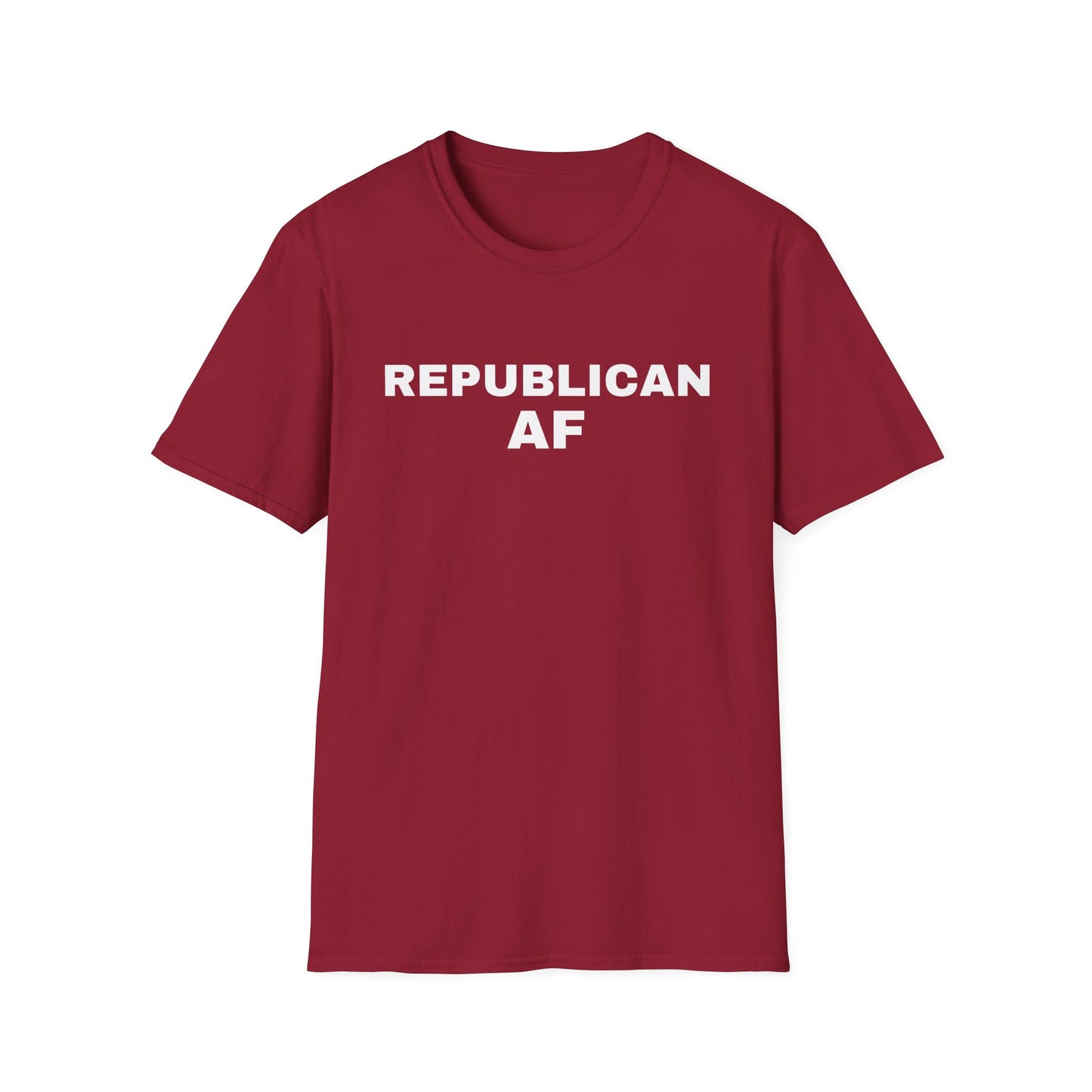 Republican AF Men's Tshirt (White Logo) - Sweet Baby Jeez Teez