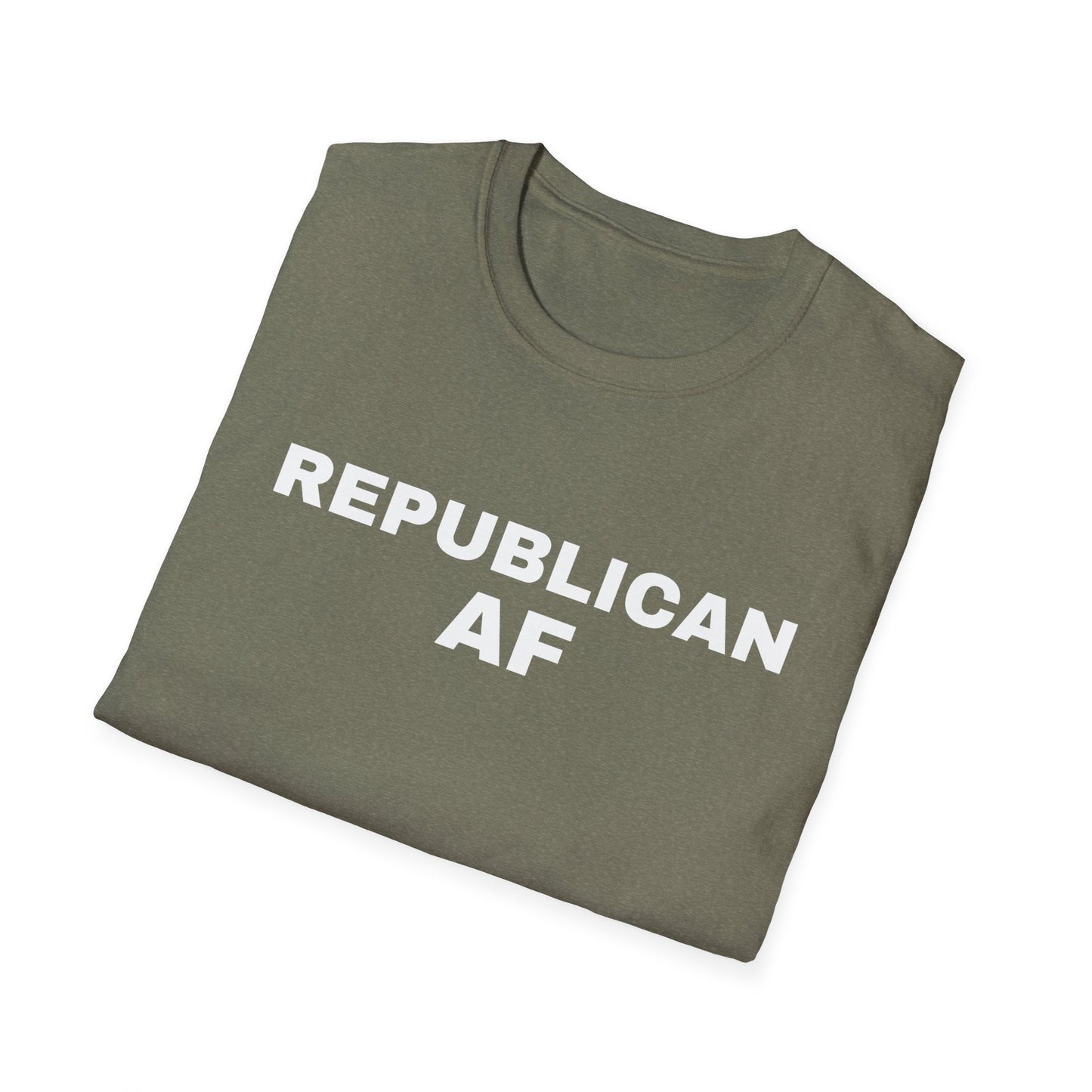 Republican AF Men's Tshirt (White Logo) - Sweet Baby Jeez Teez