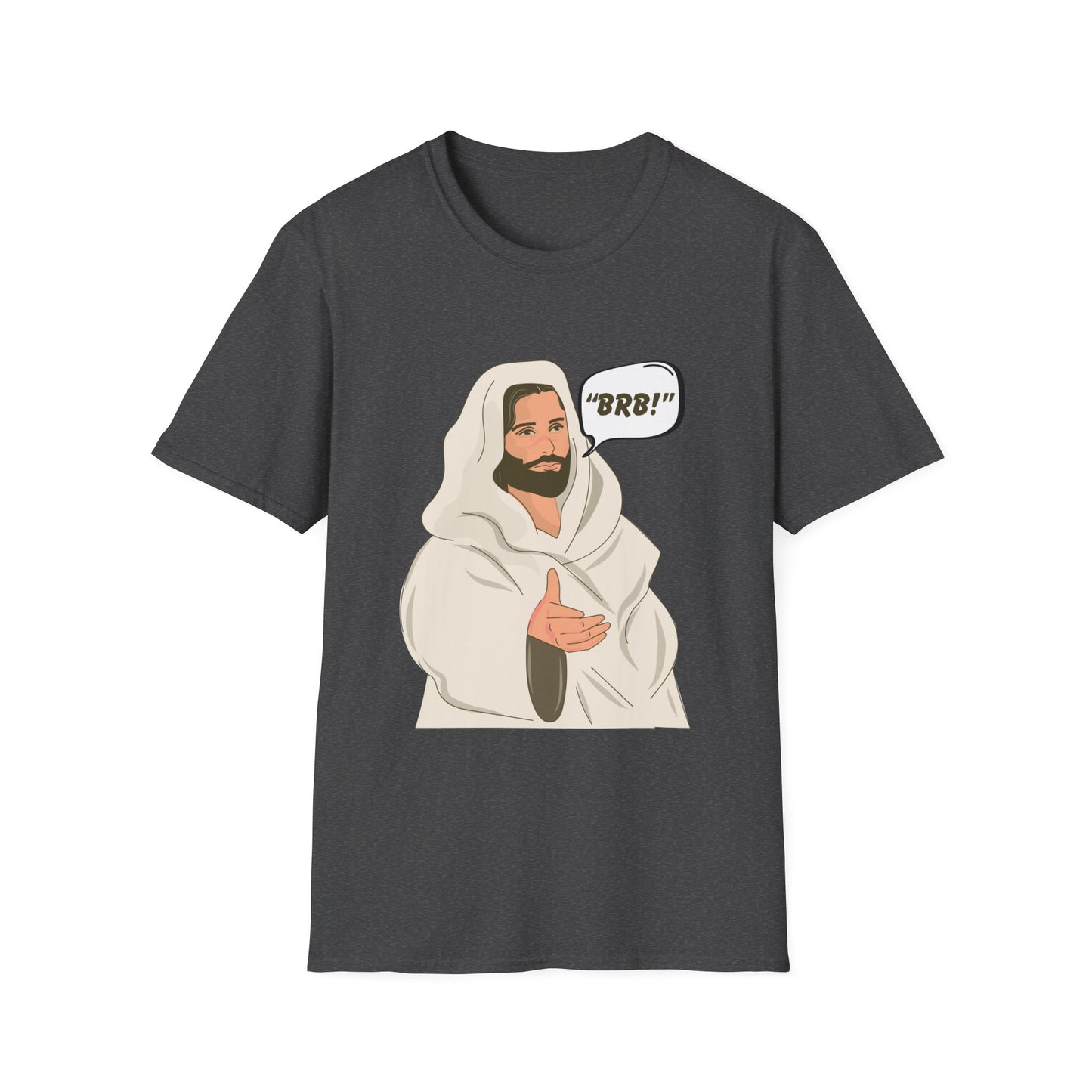 "BRB" Men's Tshirt (Cartoon Logo) - Sweet Baby Jeez Teez