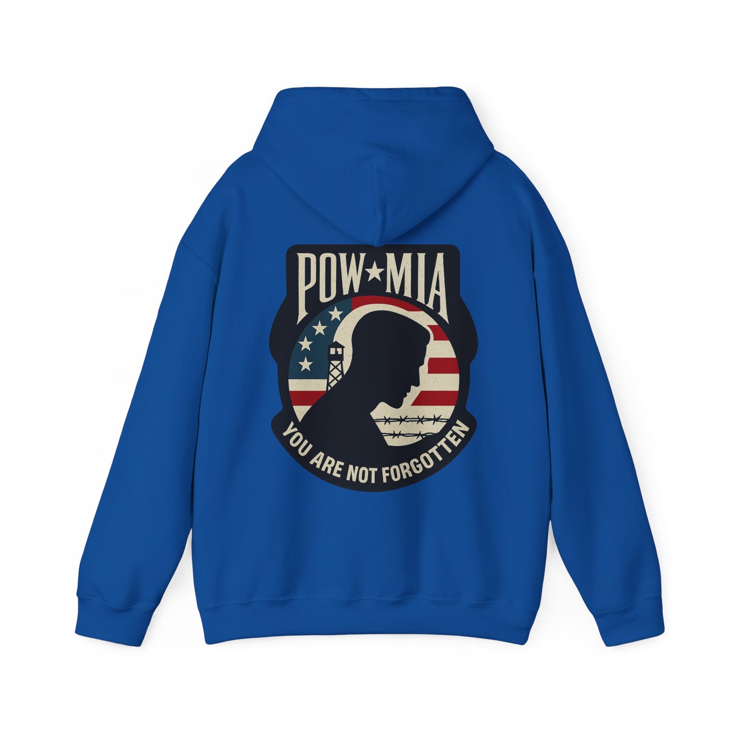 "POW MIA You are not Forgotten" Military Tribute Unisex Hoodie