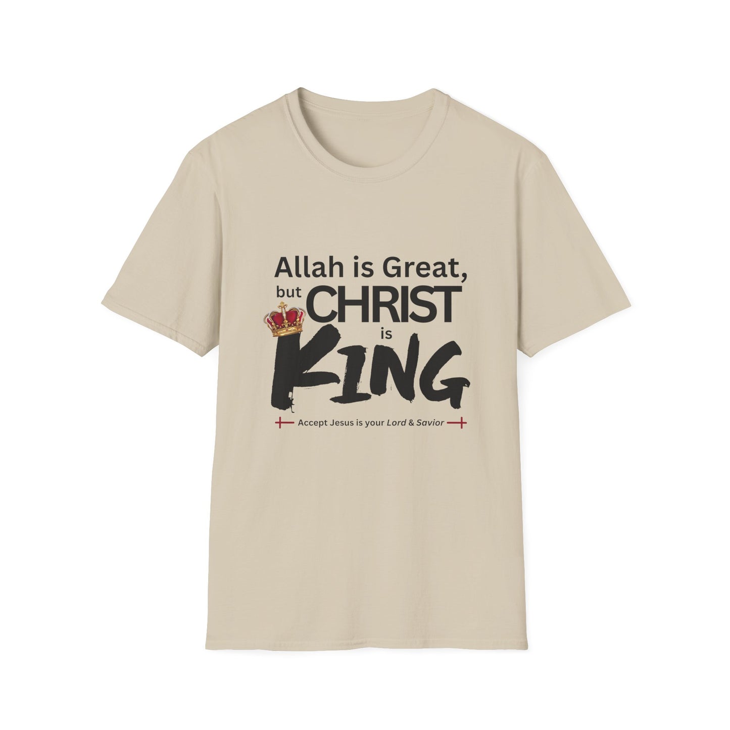 Christ is King Unisex T-shirt (Great Logo) - Sweet Baby Jeez Teez