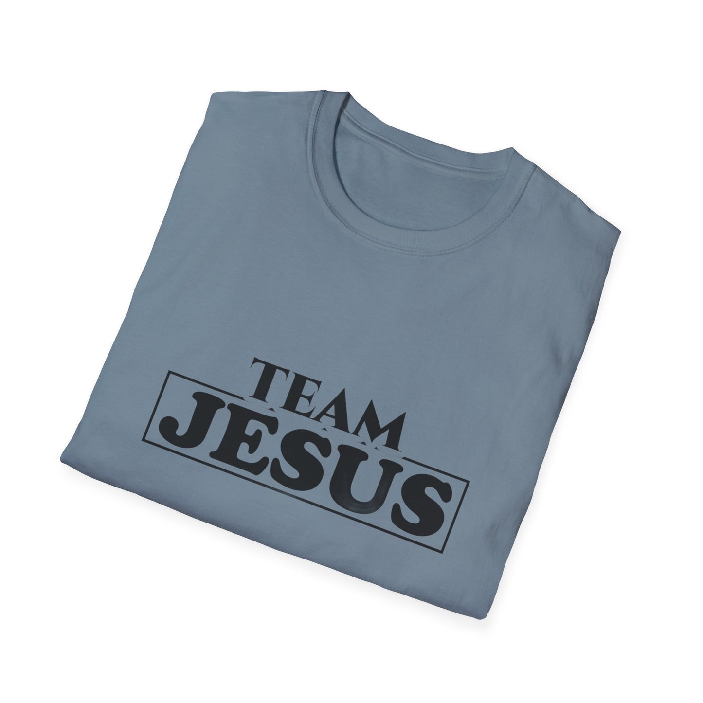 Team Jesus Men's Tshirt (Black Logo) - Sweet Baby Jeez Teez