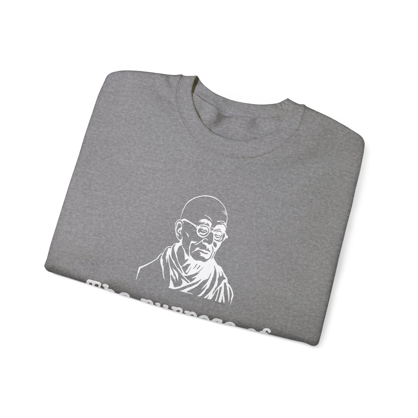 Purpose of Life Womens Relaxed Sweatshirt (IW White Logo) - Sweet Baby Jeez Teez