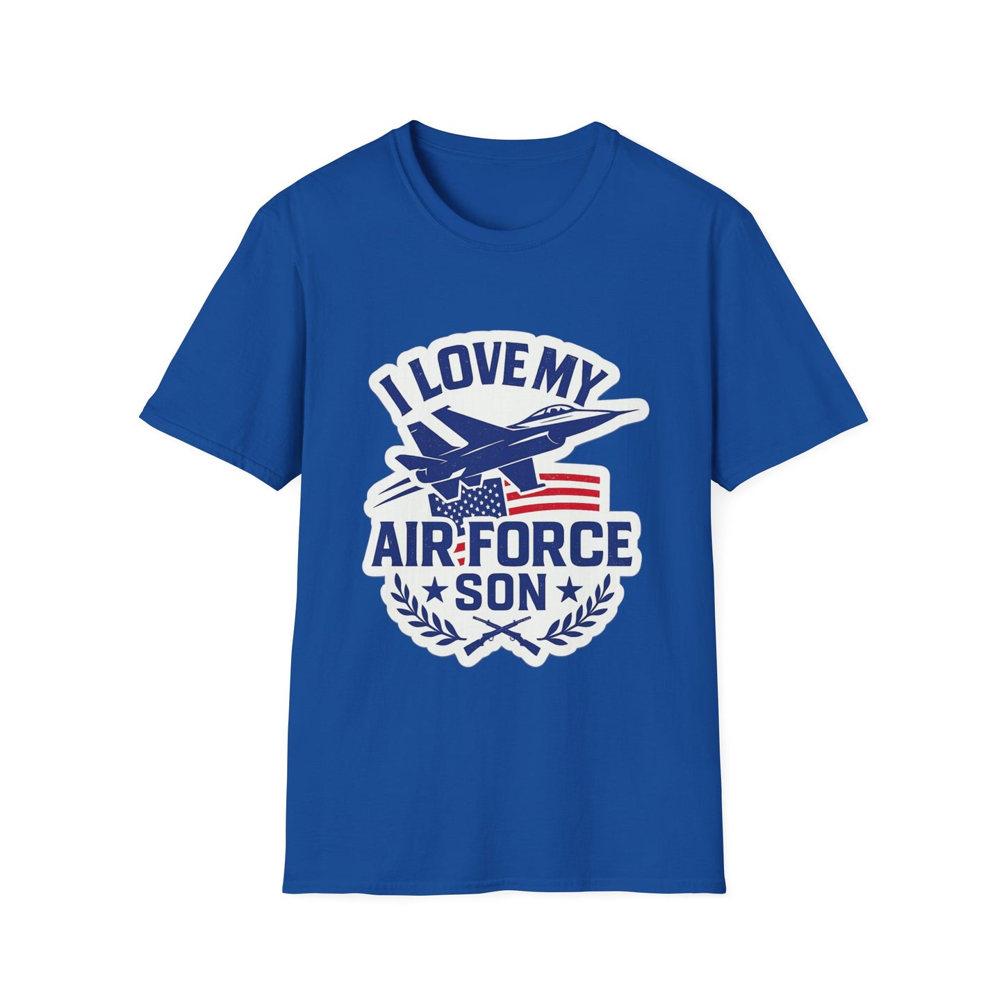 "I Love My Air Force Son" Military Patriotic Softstyle T-Shirt