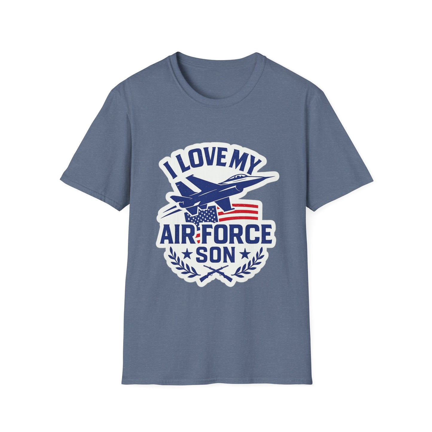 "I Love My Air Force Son" Military Patriotic Softstyle T-Shirt