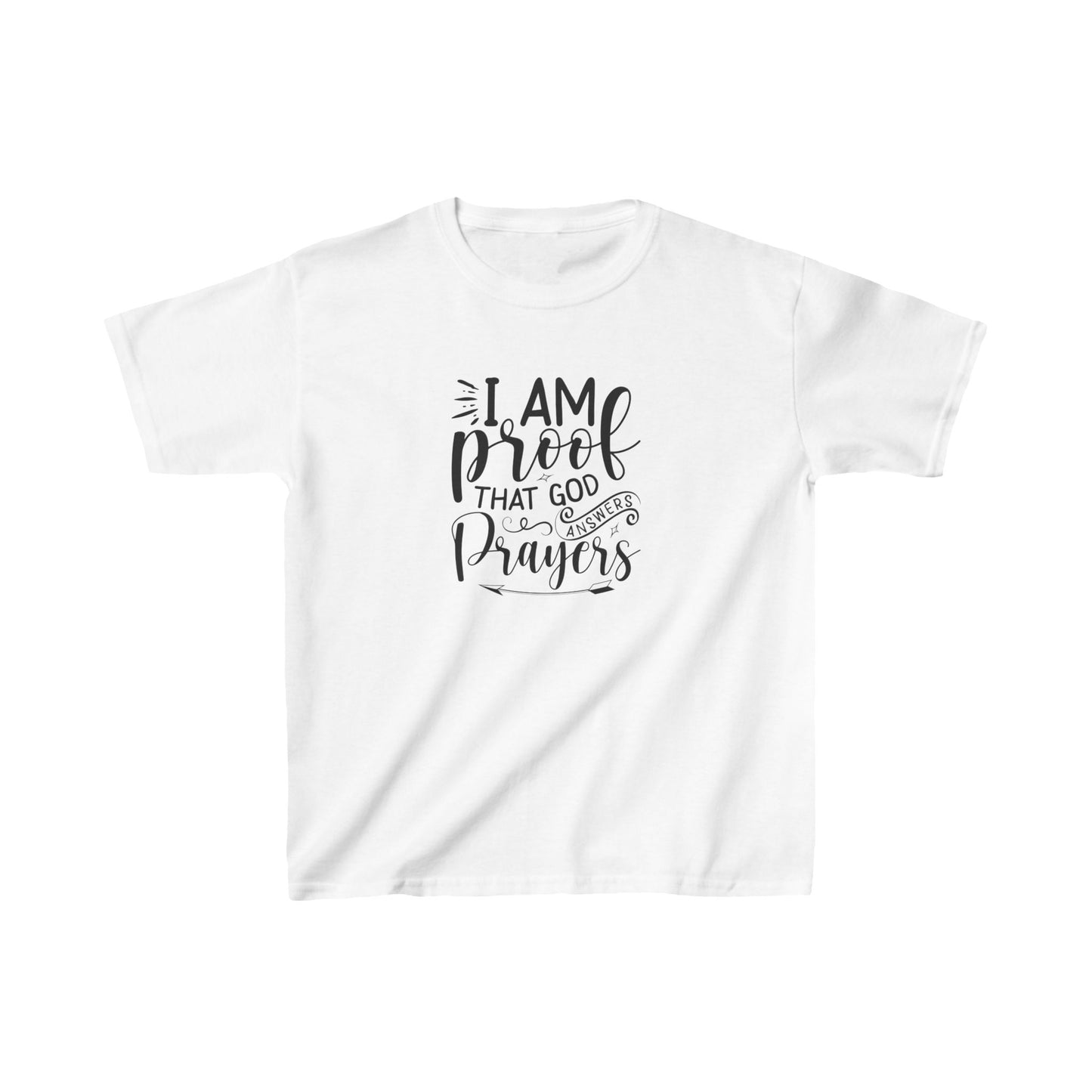 I Am Proof Kid's Unisex Tshirt (Black Logo) - Sweet Baby Jeez Teez