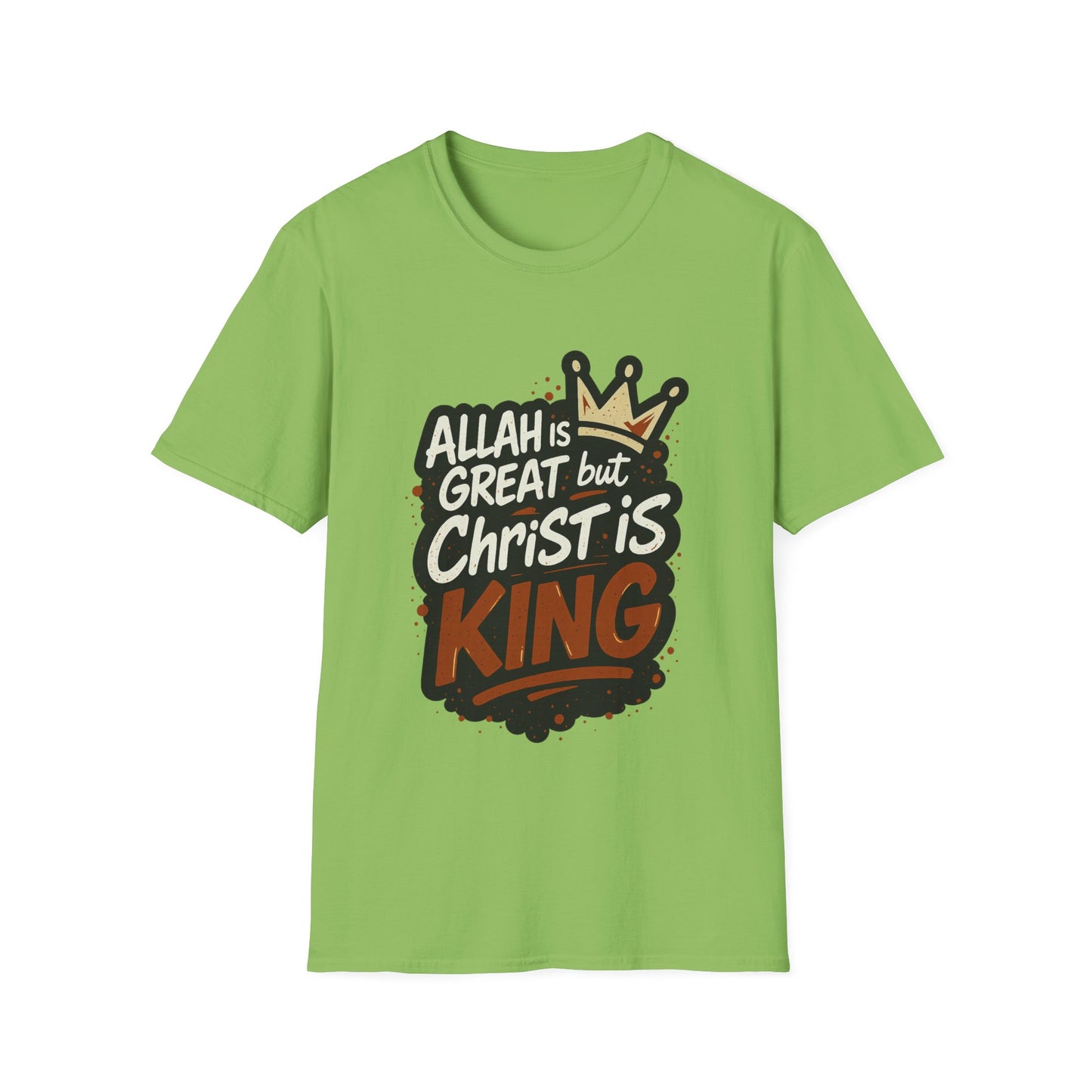 Christ is King Unisex Softstyle Tshirt (Great 2 Logo)