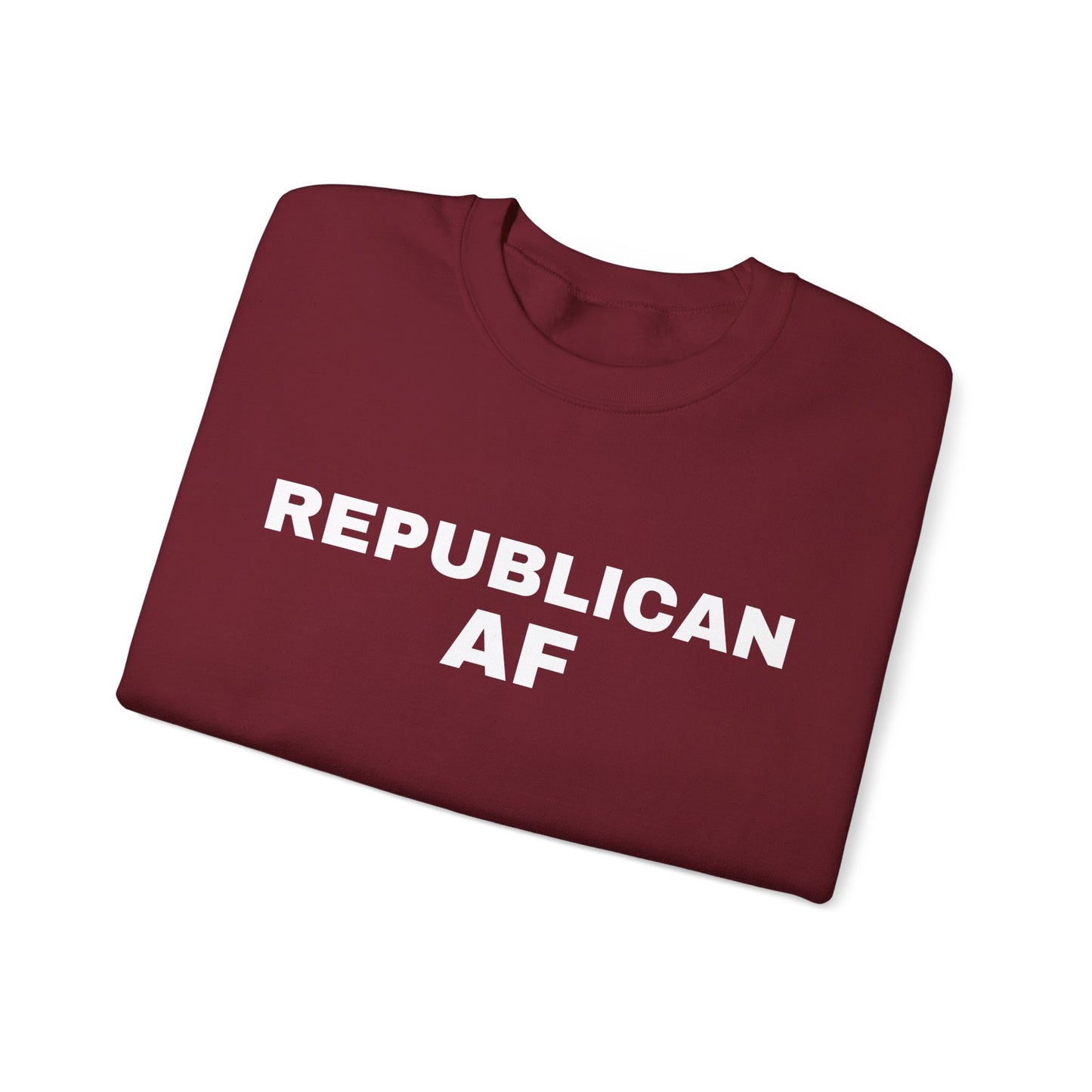 Republican AF Women's Sweatshirt (White Logo) - Sweet Baby Jeez Teez