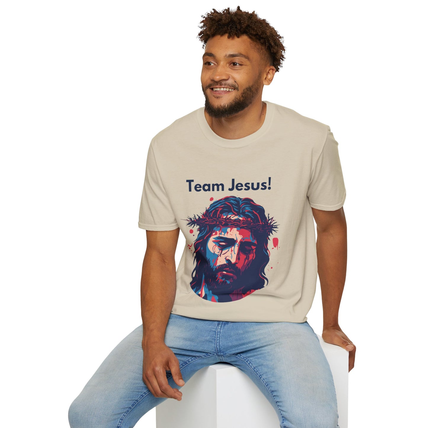 Team Jesus Men's Tshirt S-5XL - Sweet Baby Jeez Teez