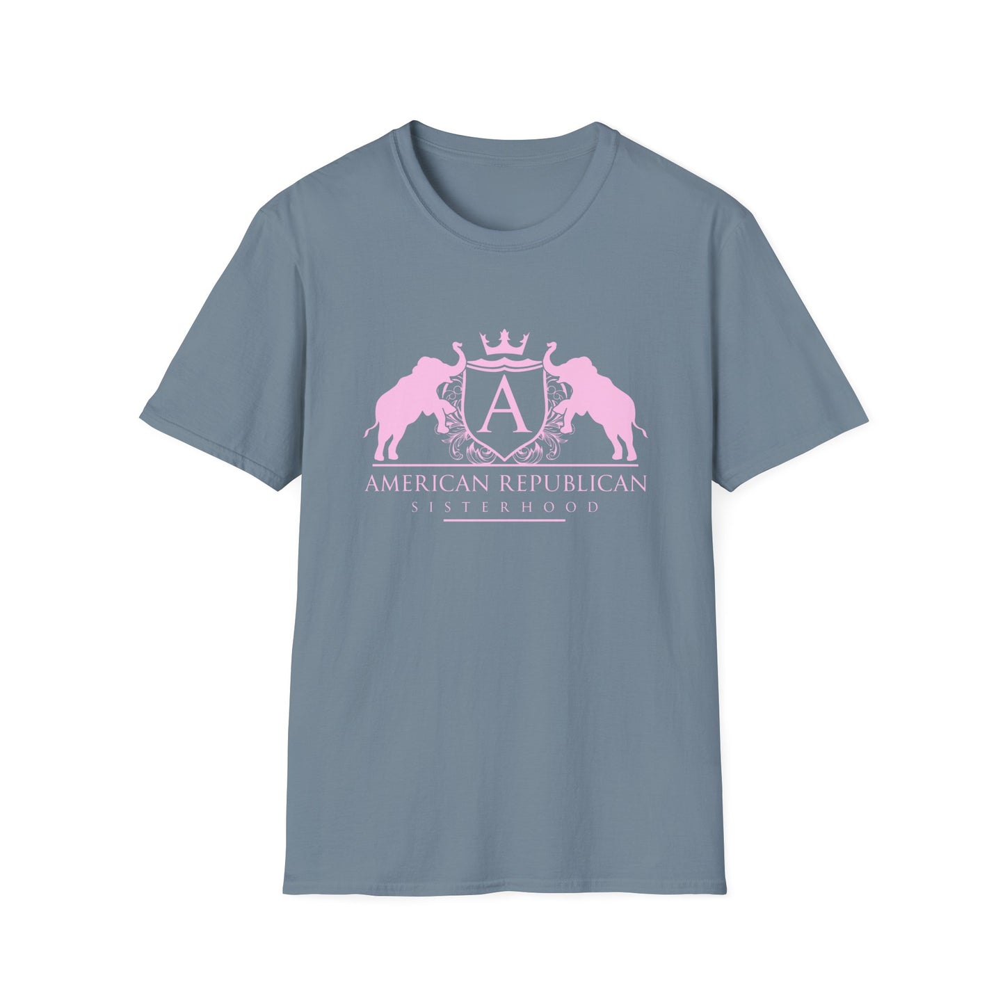 ARS Logo Women's Relaxed/Plus Tshirt (ARS - Baby Pink Logo)
