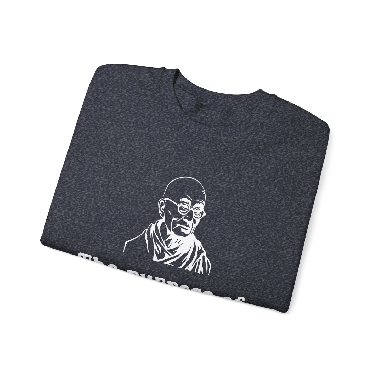 Purpose of Life Womens Relaxed Sweatshirt (IW White Logo) - Sweet Baby Jeez Teez