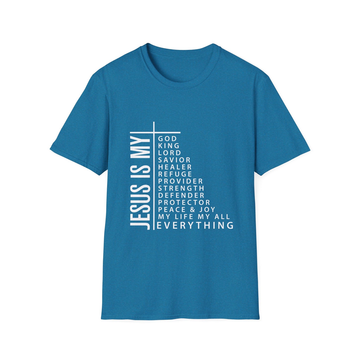 Jesus is My Women's Relaxed/Plus Tshirt (White Logo) - Sweet Baby Jeez Teez