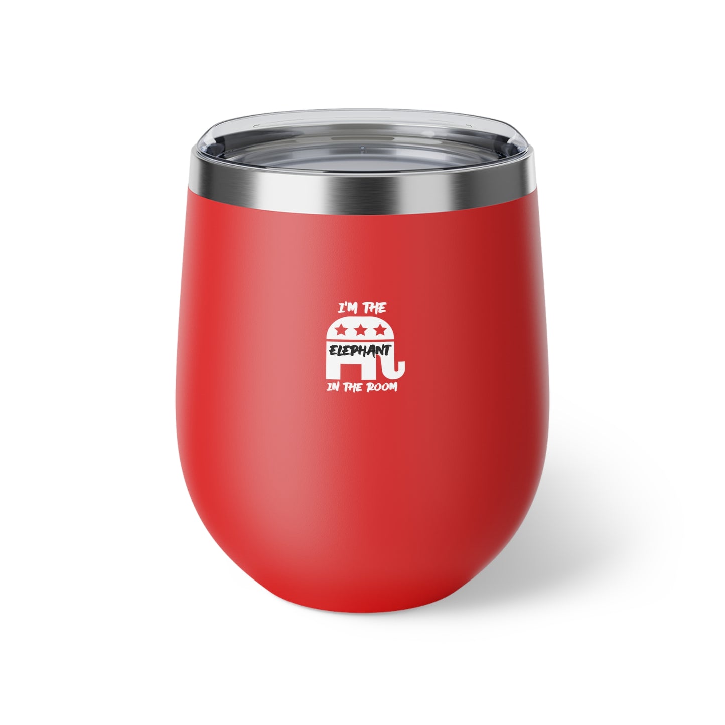 Elephant in Room Copper Vacuum Insulated Cup - Sweet Baby Jeez Teez