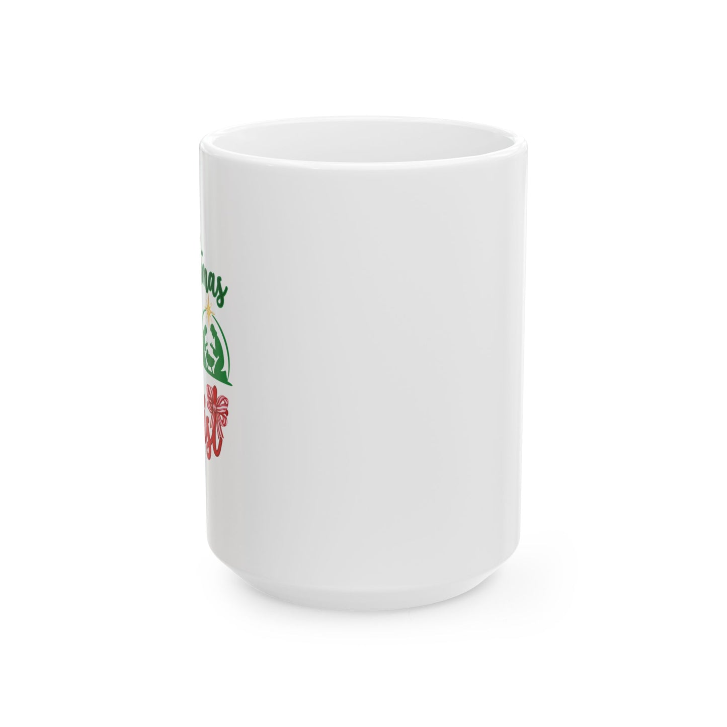 "Christmas Begins with Christ" Christian Faith-Based Coffee Mug, 11oz or 15oz Size