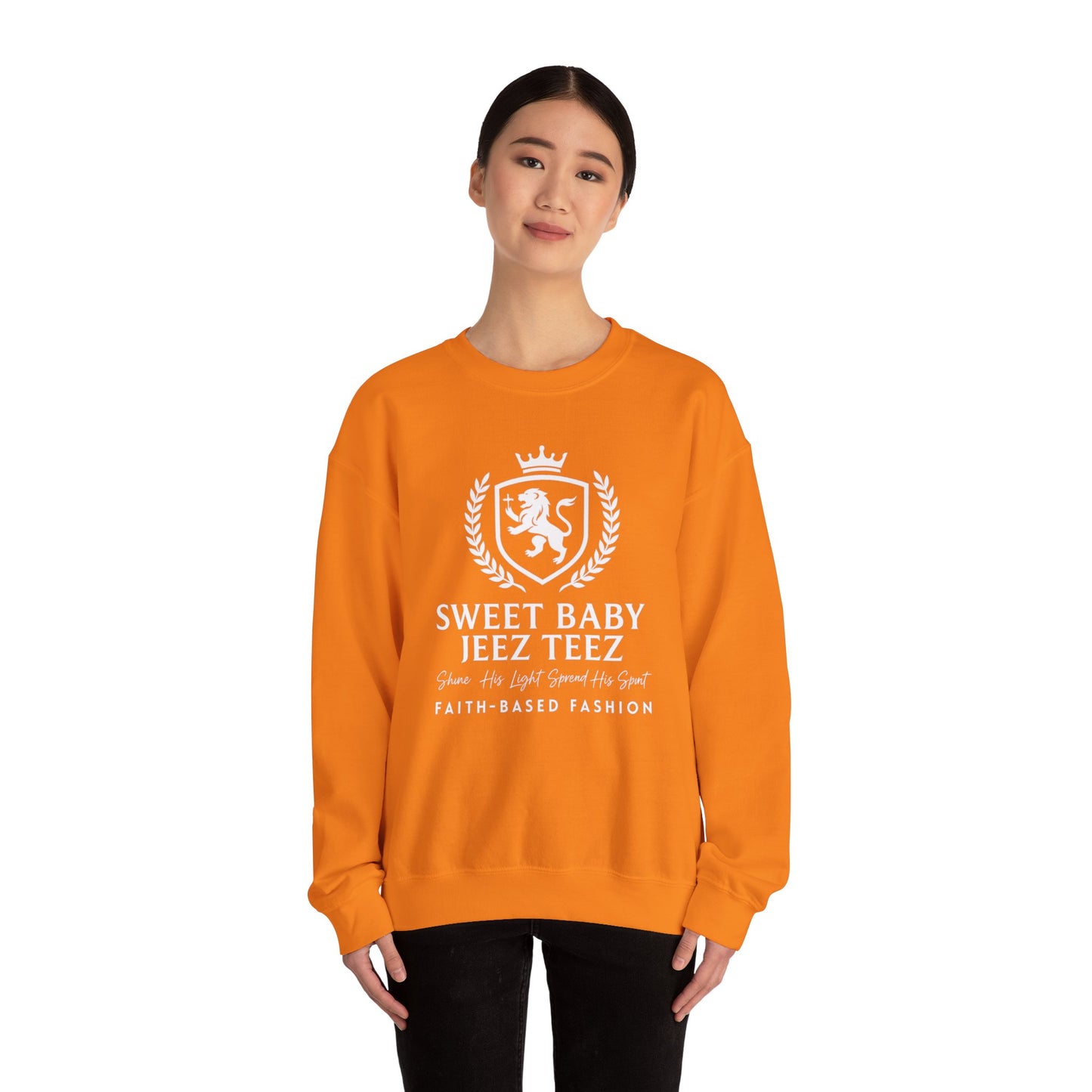 Sweet Baby Jeez Teez Faith-Based Fashion Sweatshirt