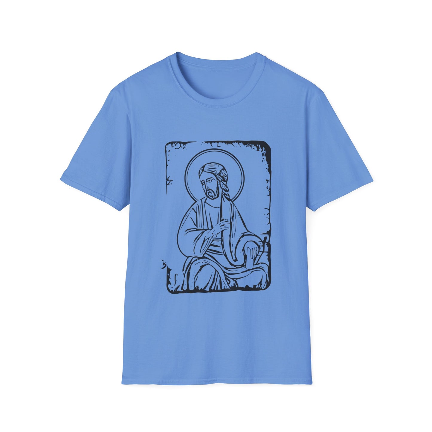 Orthodox Icon Men's Tshirt (Black Logo) - Sweet Baby Jeez Teez