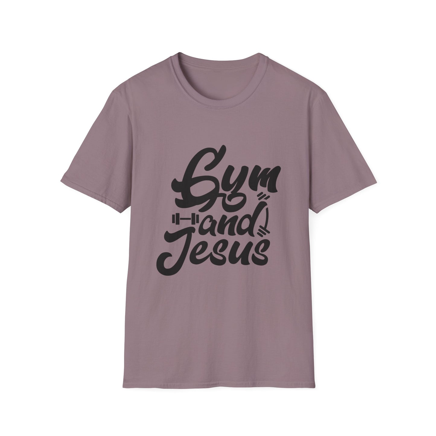Gym and Jesus Women's Relaxed/Plus Tshirt (Black Logo) - Sweet Baby Jeez Teez