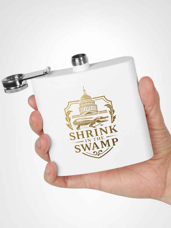 Shrink in the Swamp Flask - Dr. Kara von Dresner & Producer Paul's Favorite!