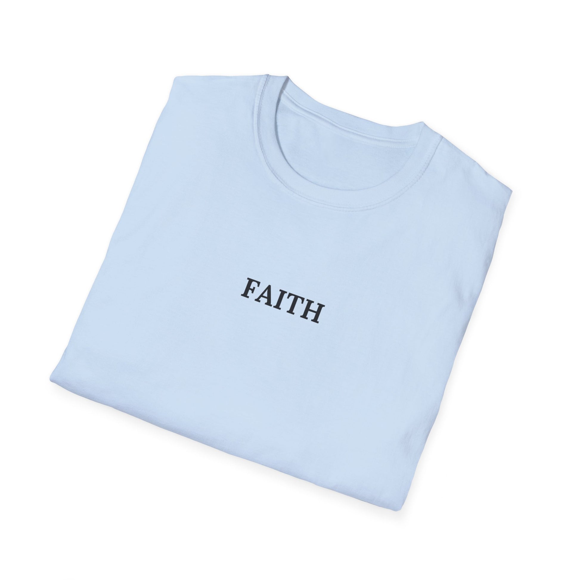 Have a Little Faith Women's Relaxed/Plus Tshirt (Black Logo) - Sweet Baby Jeez Teez