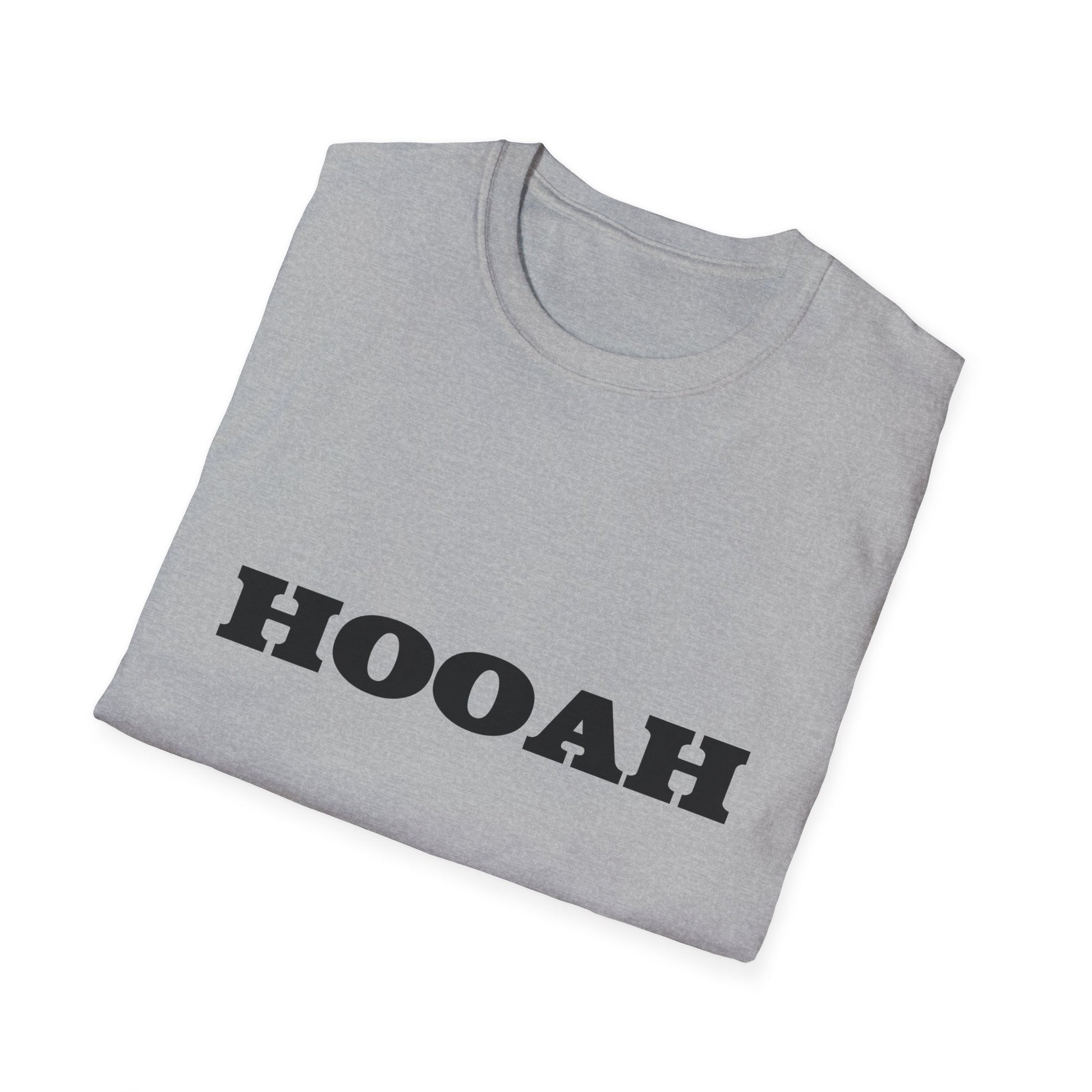 HOOAH (Army) Unisex Tshirt (MM Black Logo) - Sweet Baby Jeez Teez