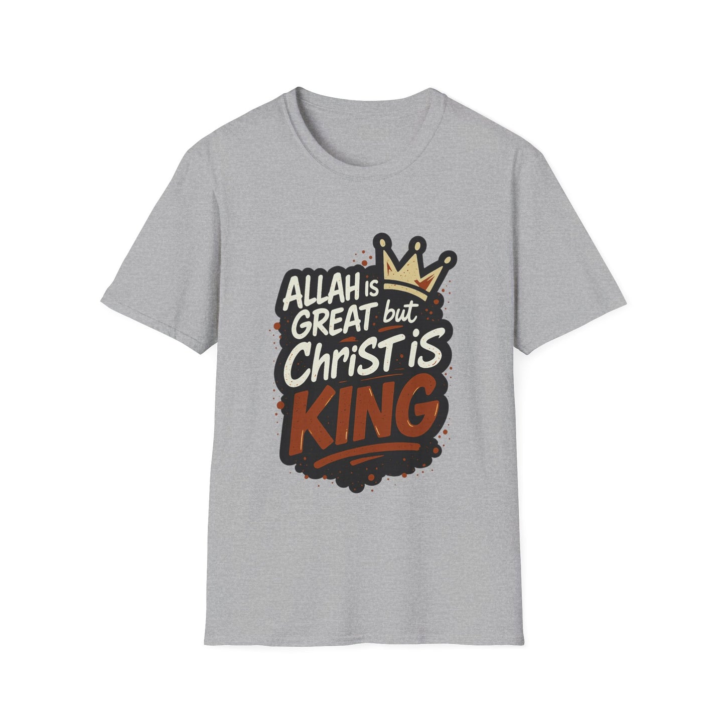 Christ is King Unisex Softstyle Tshirt (Great 2 Logo)
