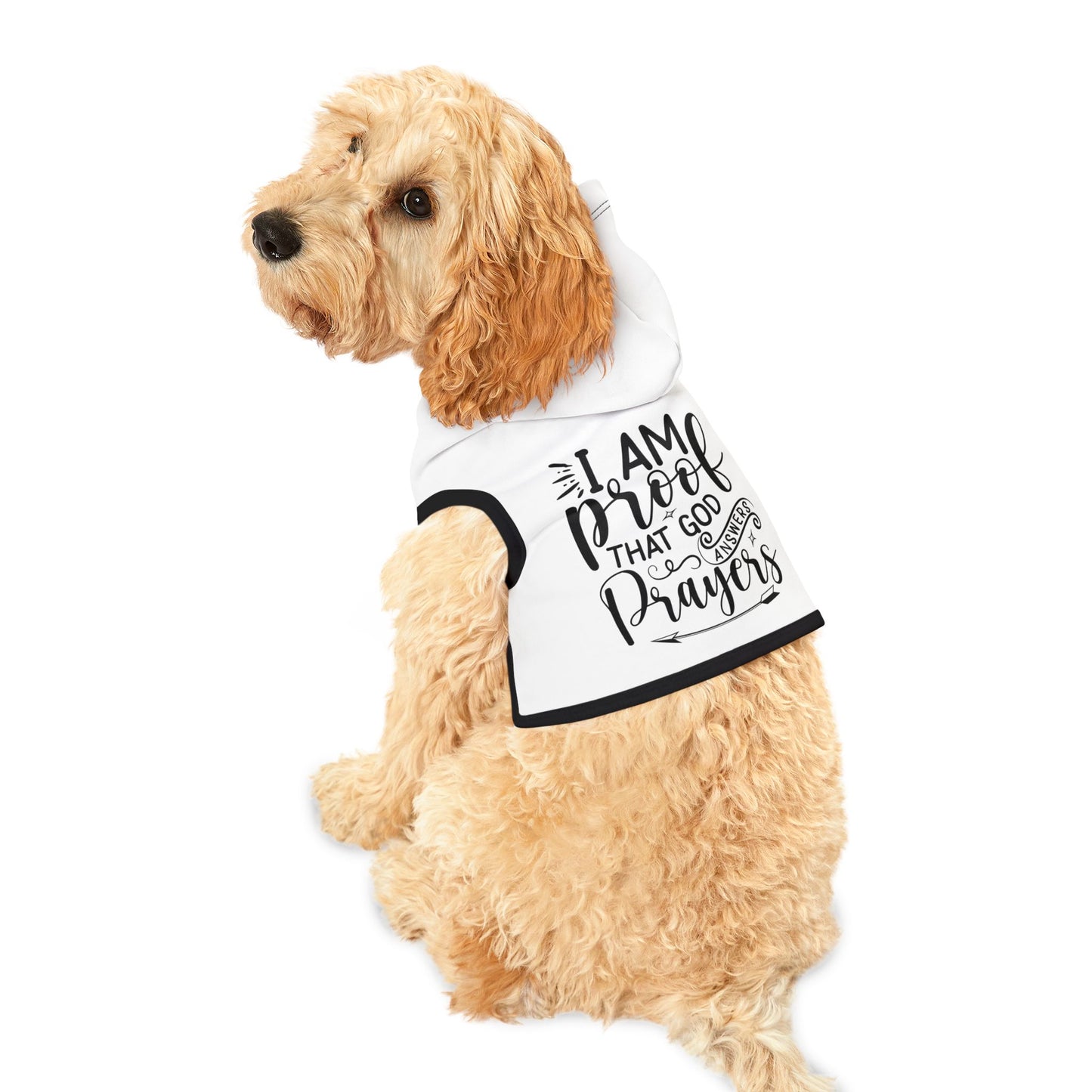 I Am Proof Pet Hoodie (Black Logo) - Sweet Baby Jeez Teez
