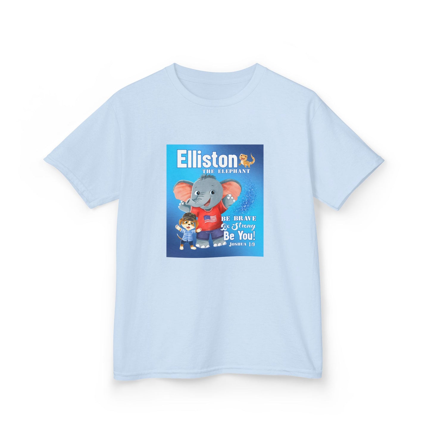 Elliston the Elephant [TM] Kids Tshirt - Be Brave, Be You!