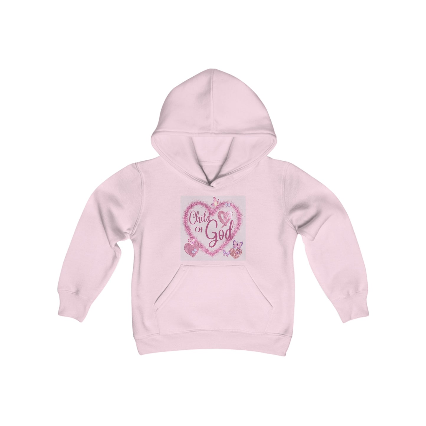 Child of God Heart Girl's Hoodie - Sweet Baby Jeez Teez