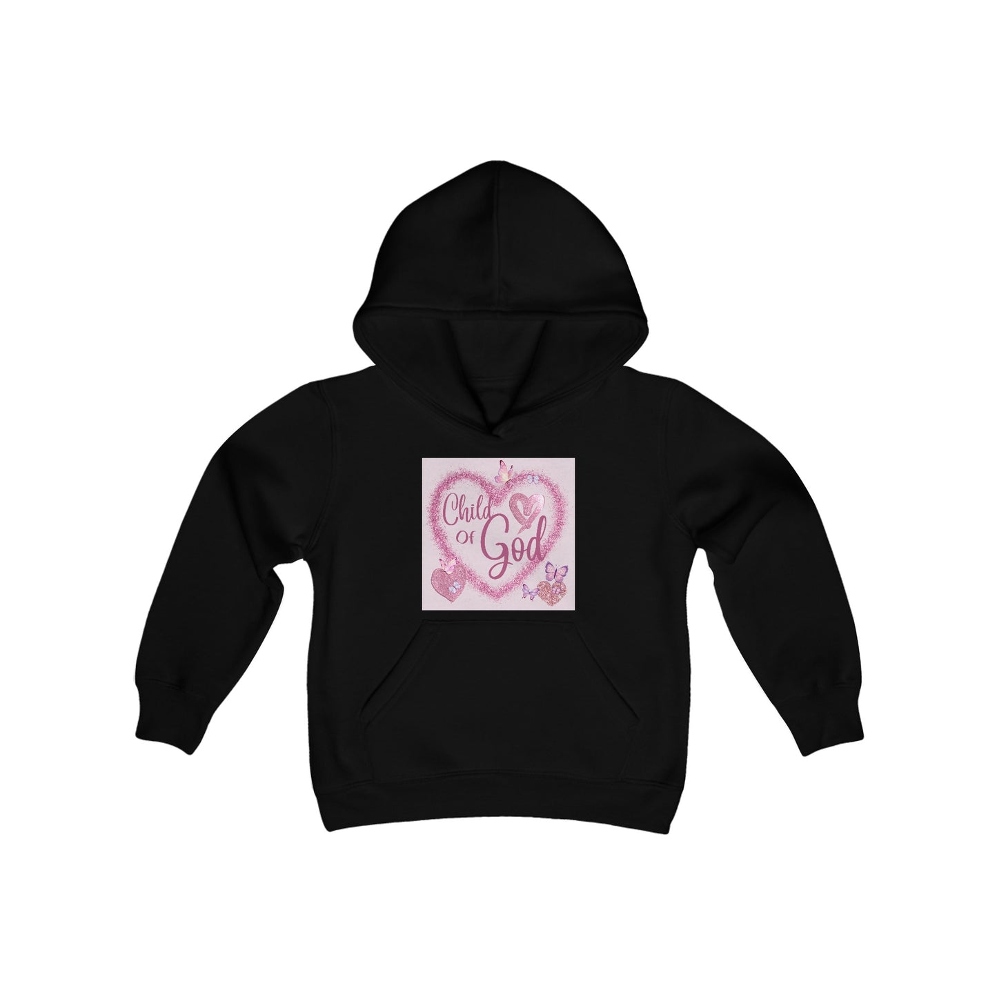 Child of God Heart Girl's Hoodie - Sweet Baby Jeez Teez