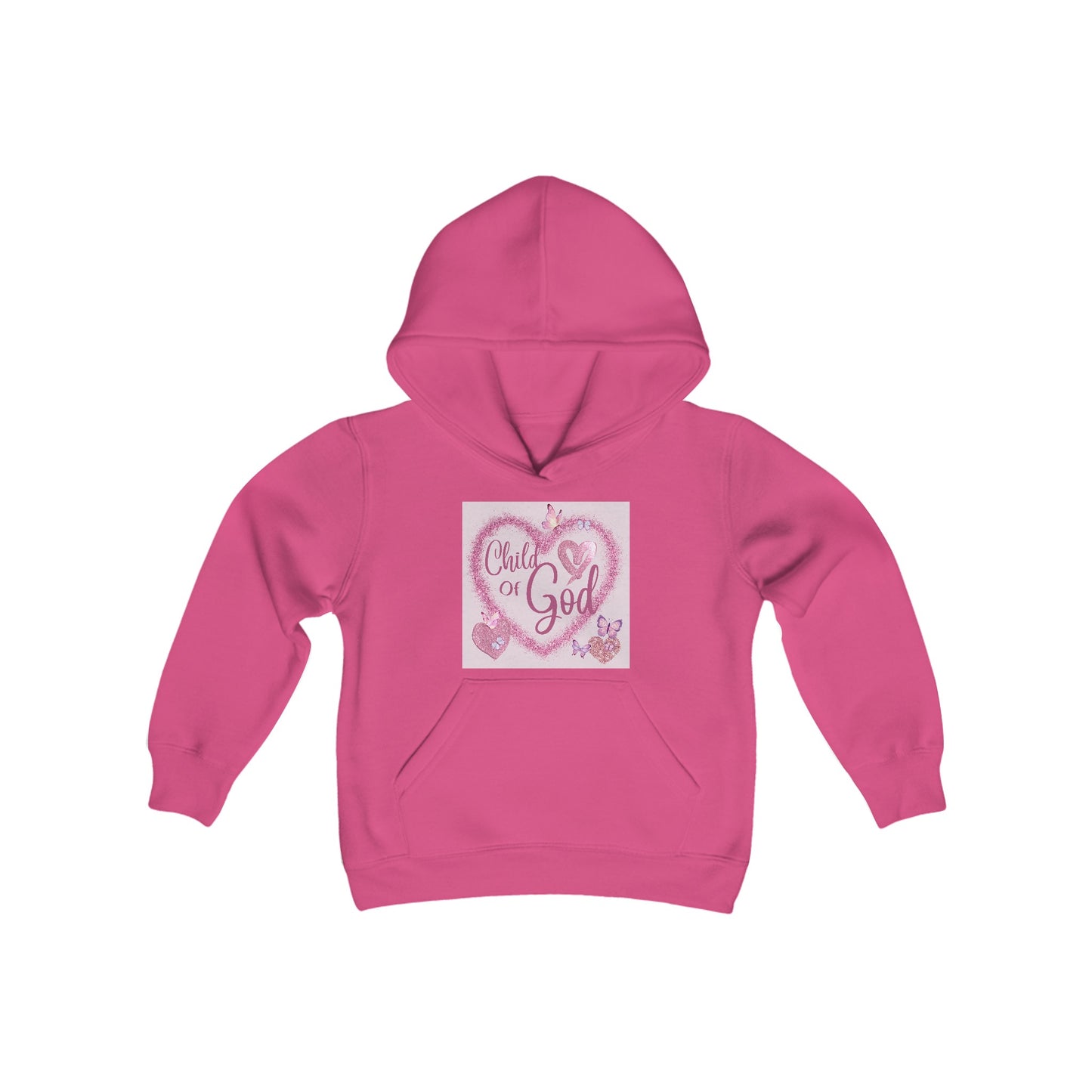 Child of God Heart Girl's Hoodie - Sweet Baby Jeez Teez