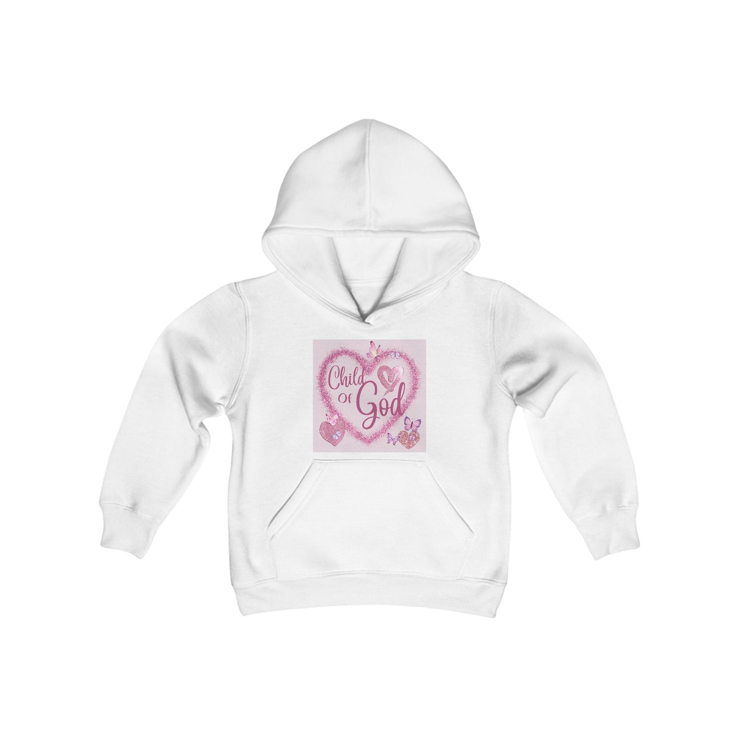 Child of God Heart Girl's Hoodie - Sweet Baby Jeez Teez