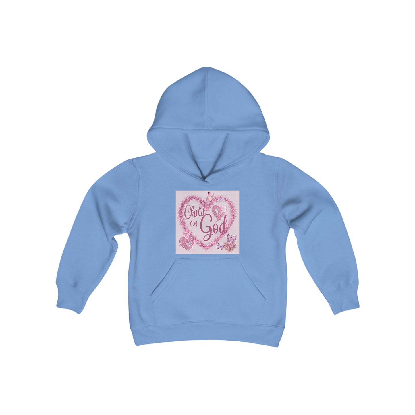 Child of God Heart Girl's Hoodie - Sweet Baby Jeez Teez