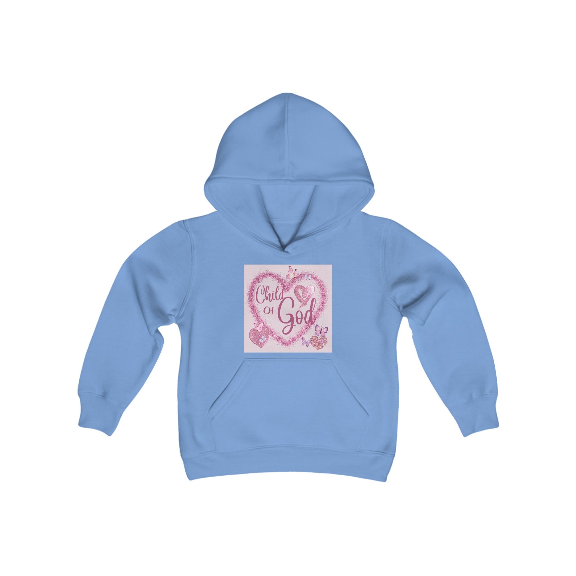 Child of God Heart Girl's Hoodie - Sweet Baby Jeez Teez