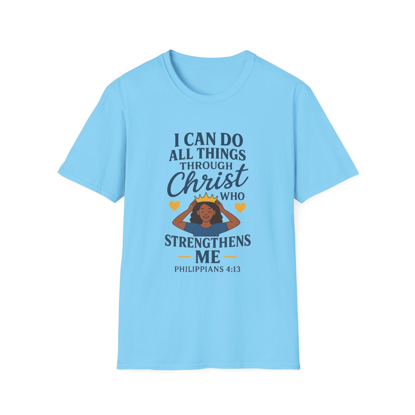 "I Can Do All Things Through Christ" Women's Relaxed Softstyle Tshirt