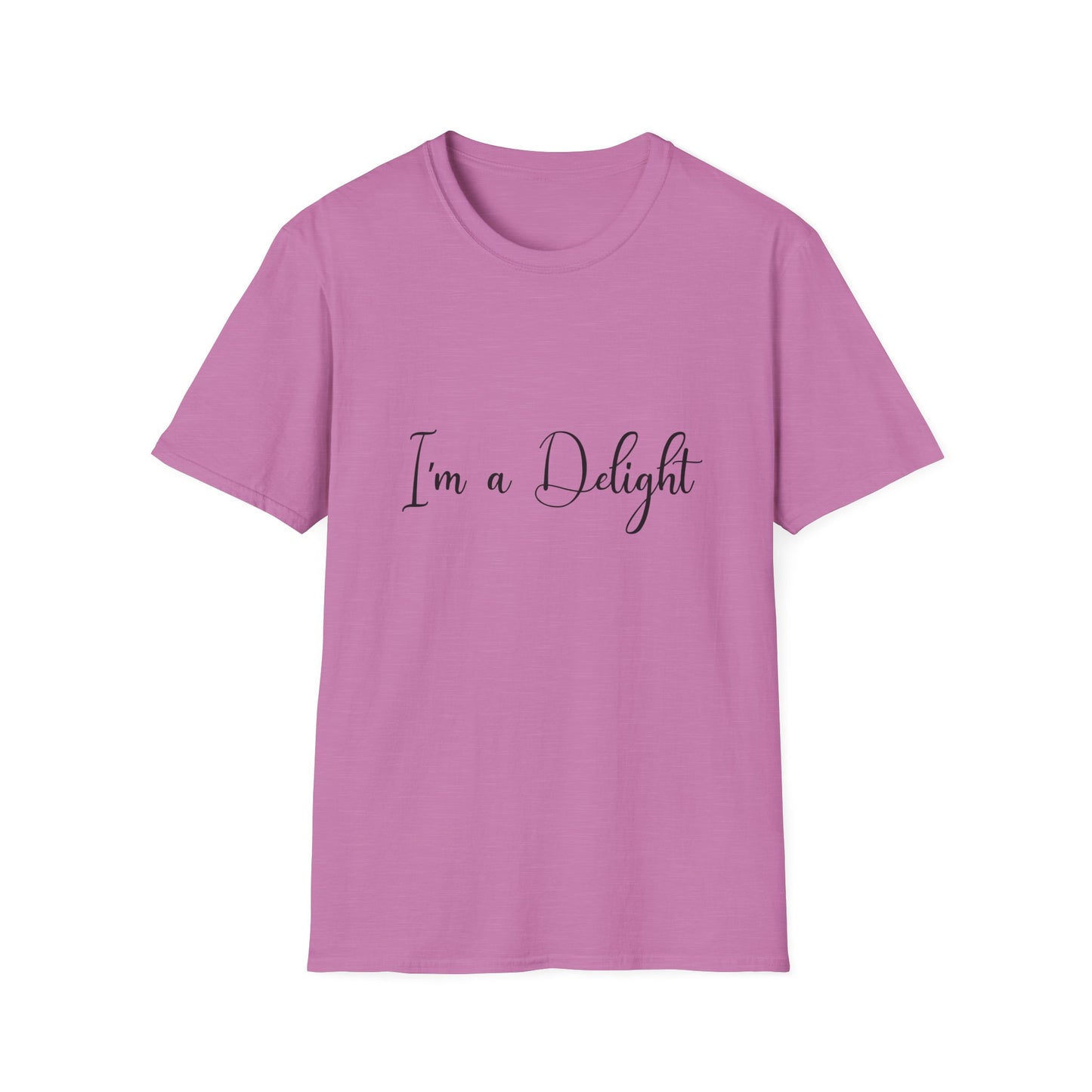 I'm a Delight Womens Relaxed/Plus Tshirt (FP Black Logo) - Sweet Baby Jeez Teez