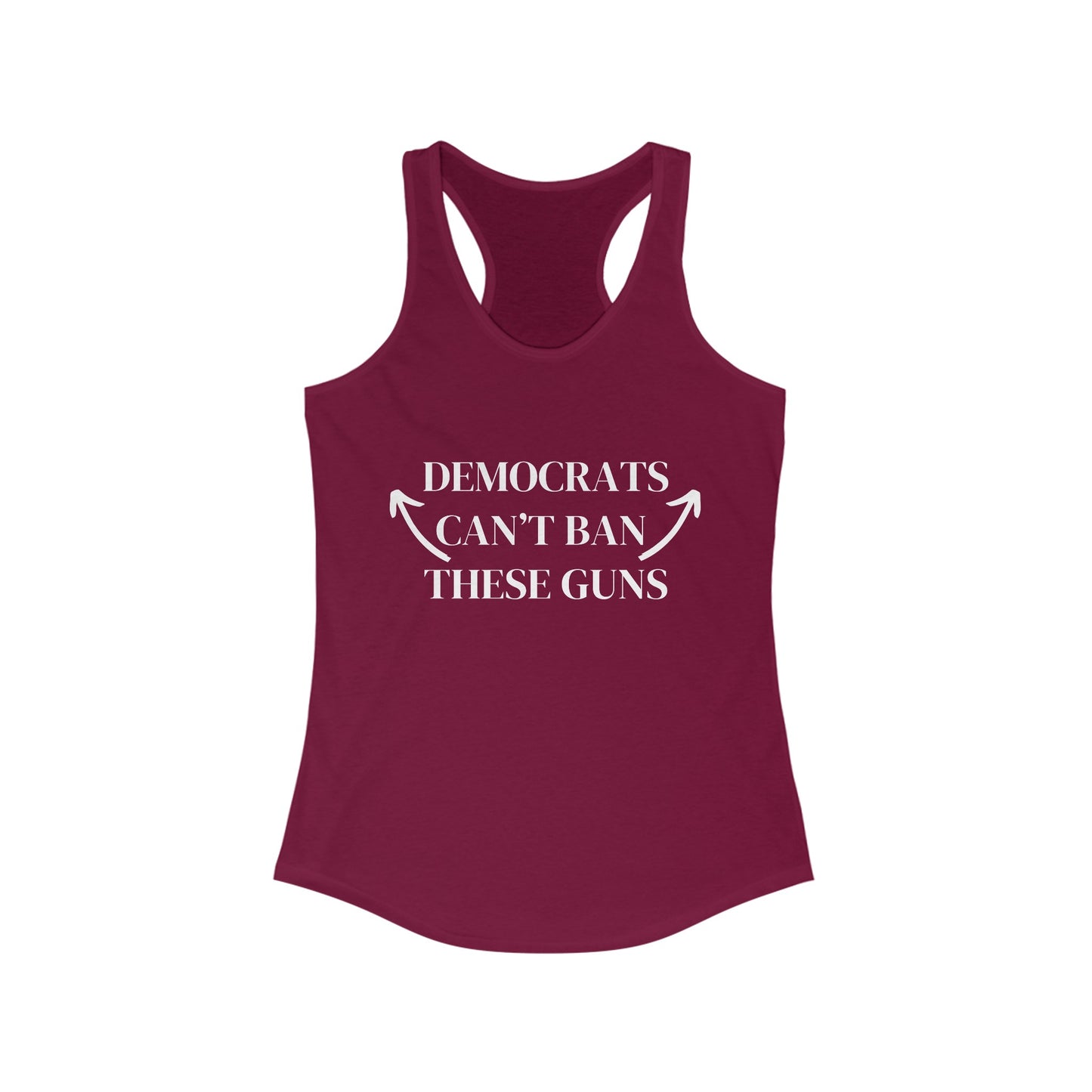Can't Ban These Women's Racerback Tank (White Logo) - Sweet Baby Jeez Teez
