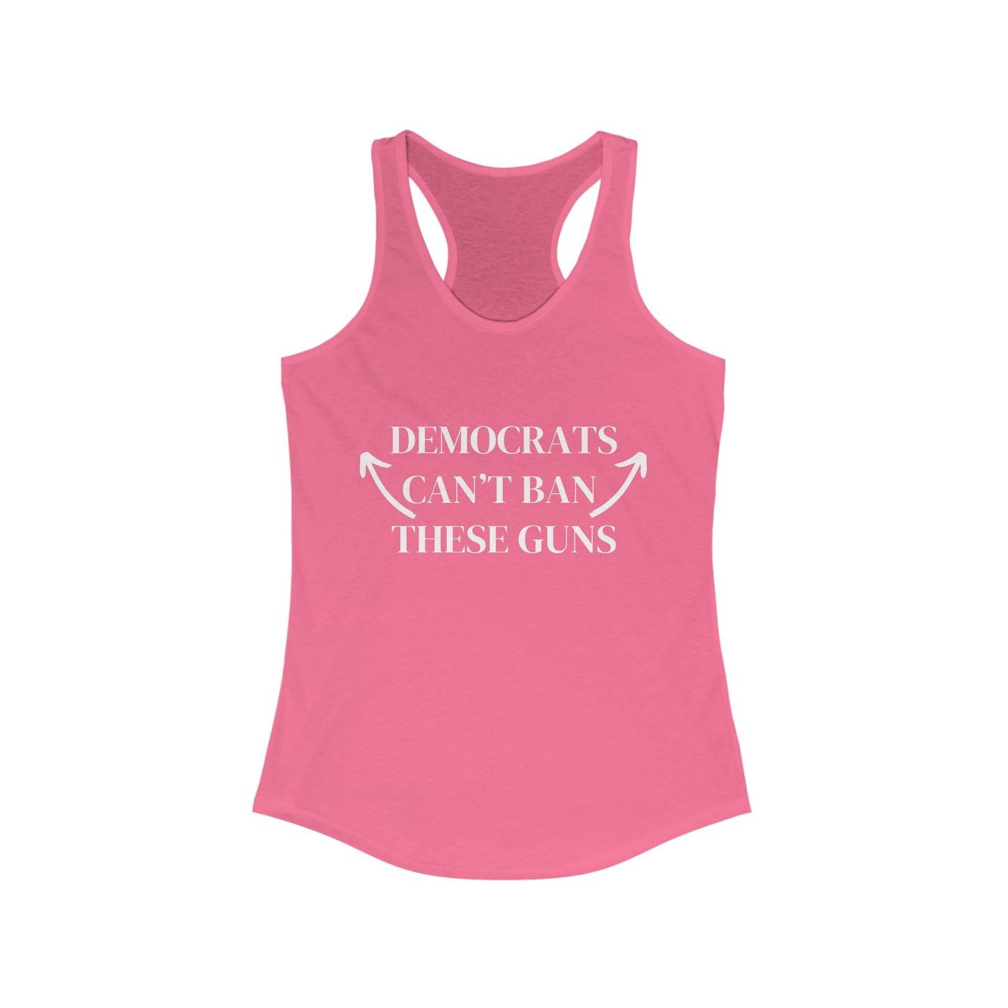 Can't Ban These Women's Racerback Tank (White Logo) - Sweet Baby Jeez Teez