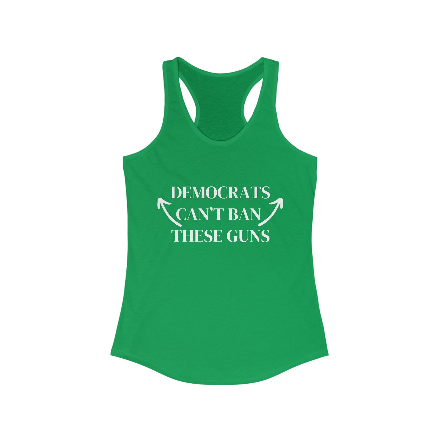 Can't Ban These Women's Racerback Tank (White Logo) - Sweet Baby Jeez Teez