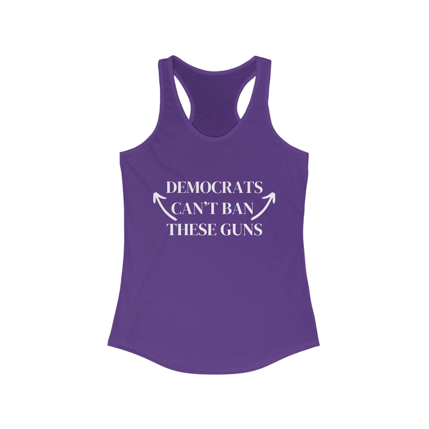 Can't Ban These Women's Racerback Tank (White Logo) - Sweet Baby Jeez Teez