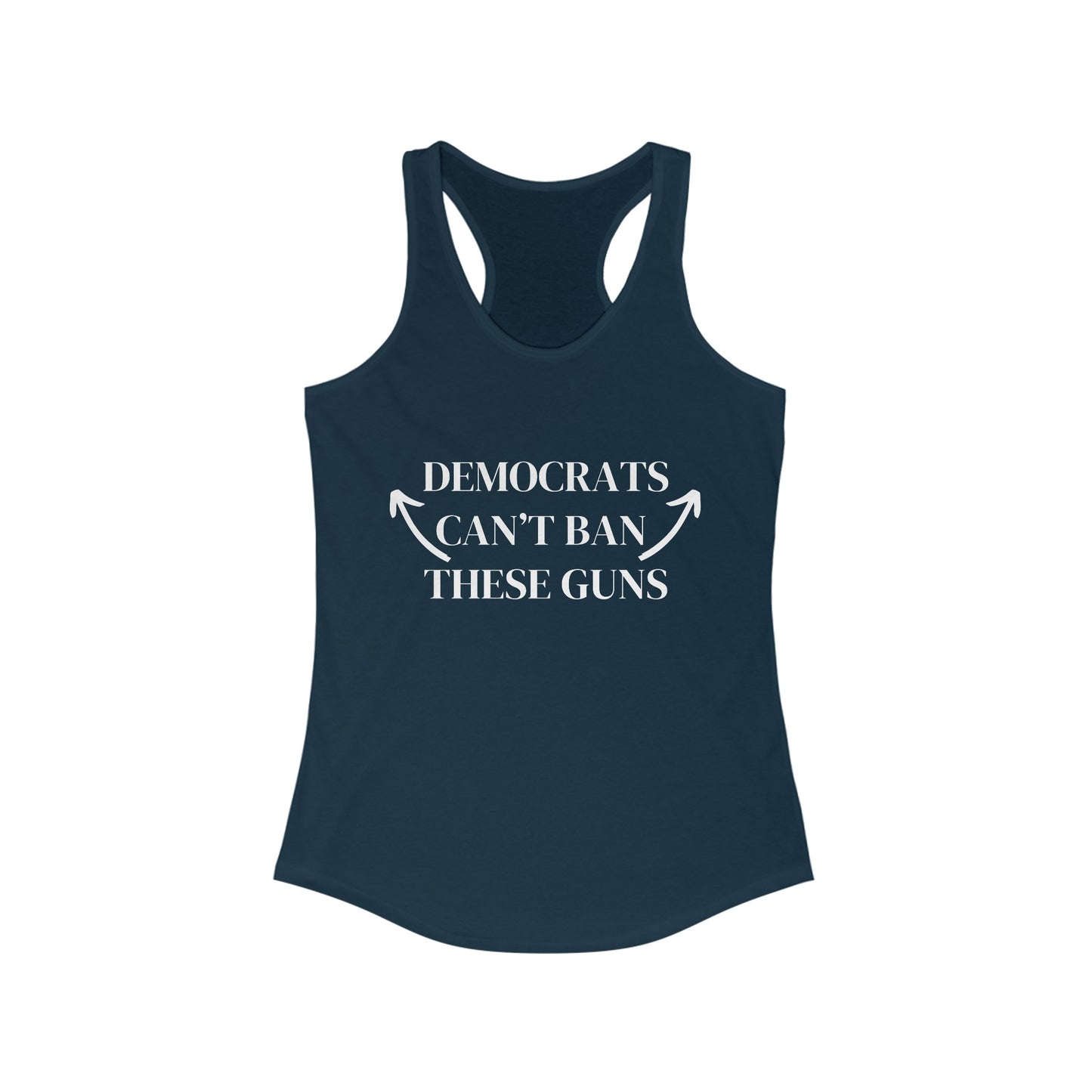 Can't Ban These Women's Racerback Tank (White Logo) - Sweet Baby Jeez Teez