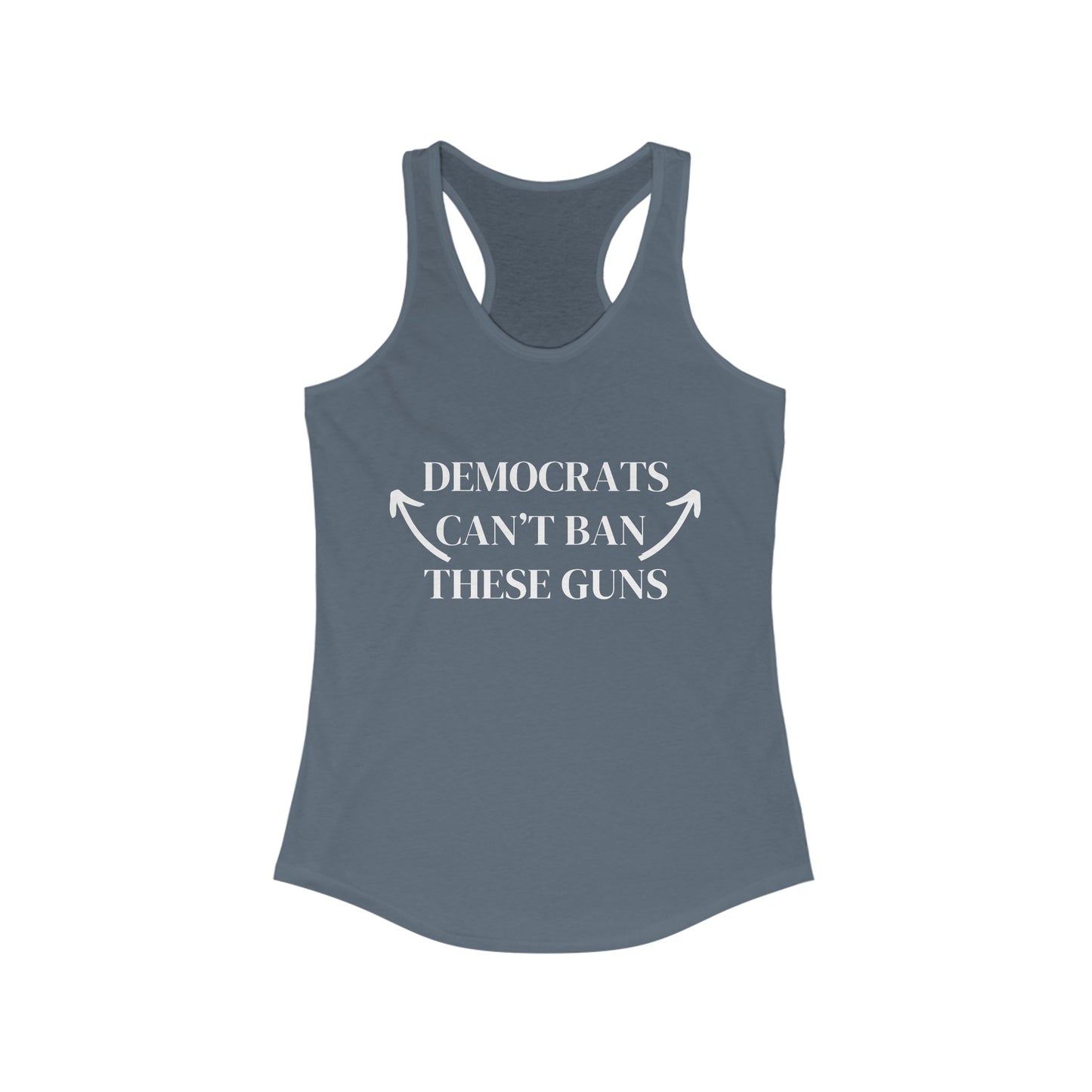 Can't Ban These Women's Racerback Tank (White Logo) - Sweet Baby Jeez Teez