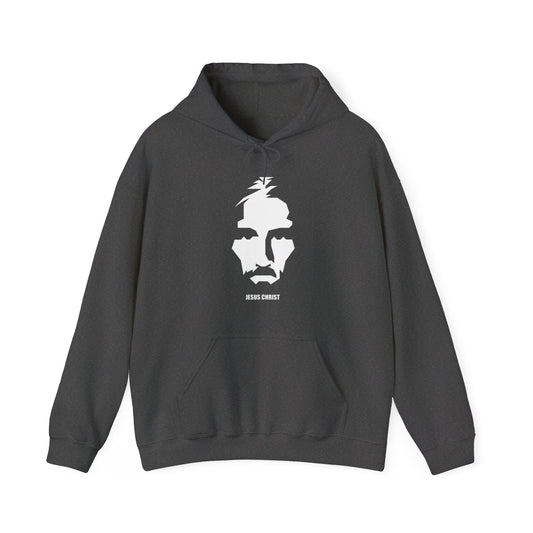 Jesus Portrait Men's Hoodie (Contemporary Logo) - Sweet Baby Jeez Teez
