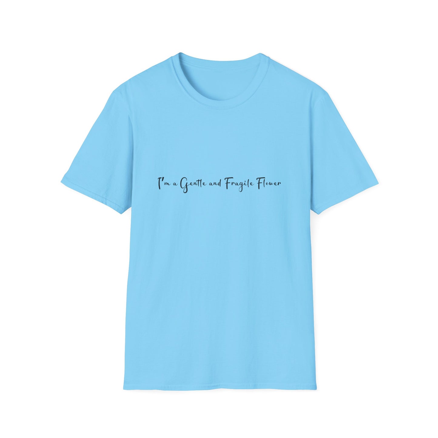Fragile Flower Womens Relaxed/Plus Tshirt (FP Black Logo) - Sweet Baby Jeez Teez