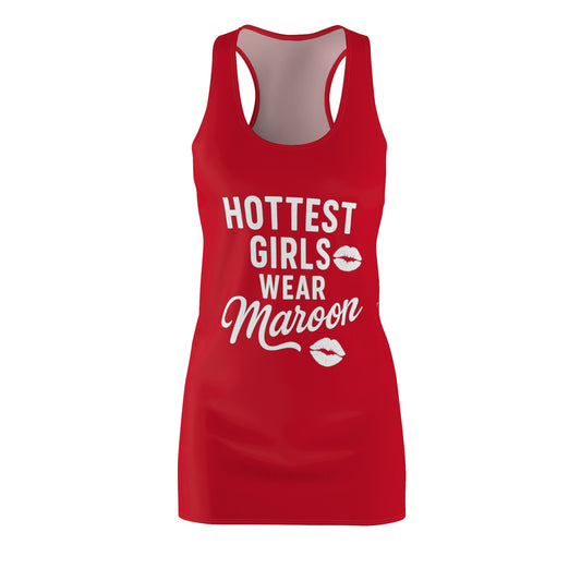 "Hottest Girls" Aggie Women's Racerback Dress - Sweet Baby Jeez Teez