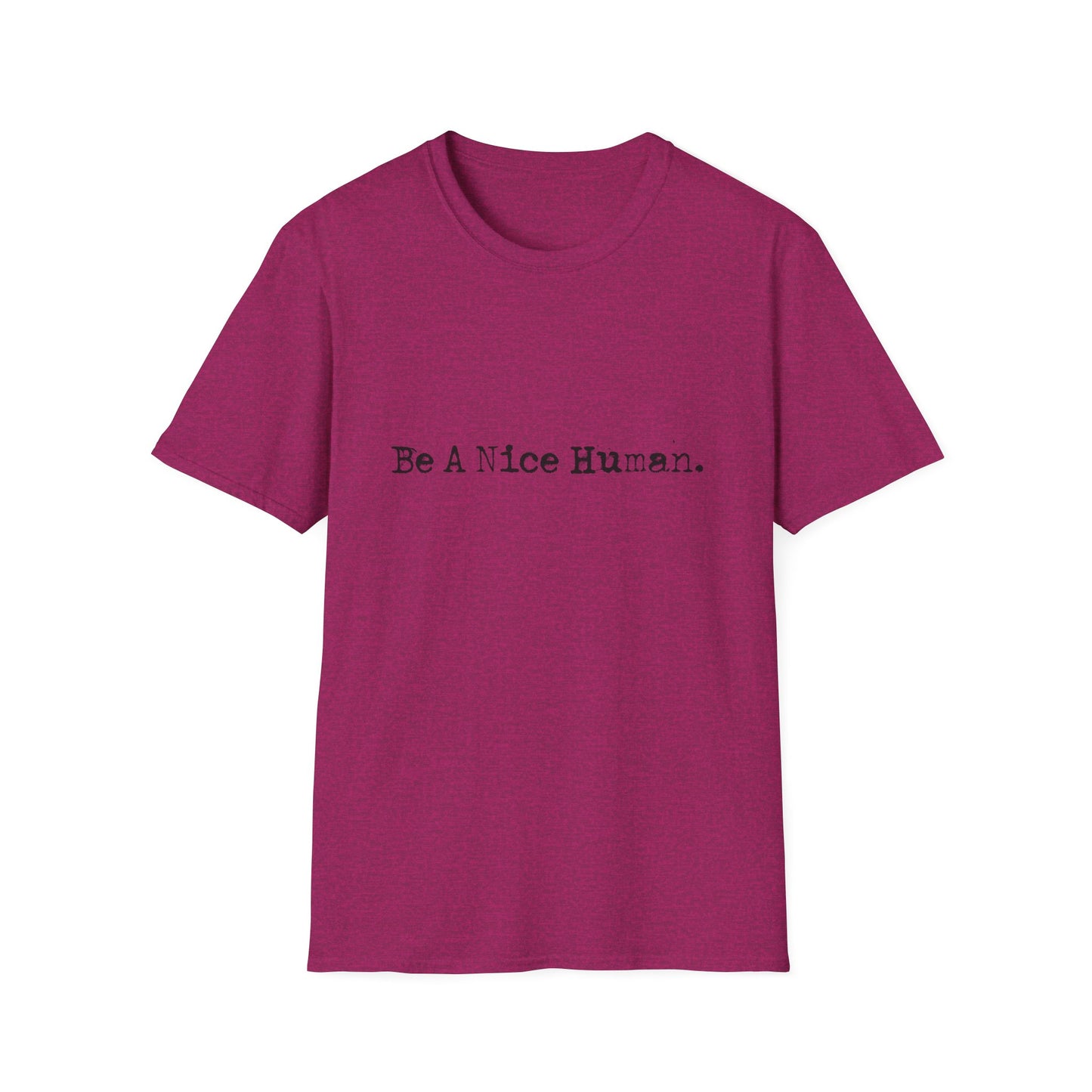 Nice Human Womens Relaxed/Plus Tshirt (FP Black Logo) - Sweet Baby Jeez Teez