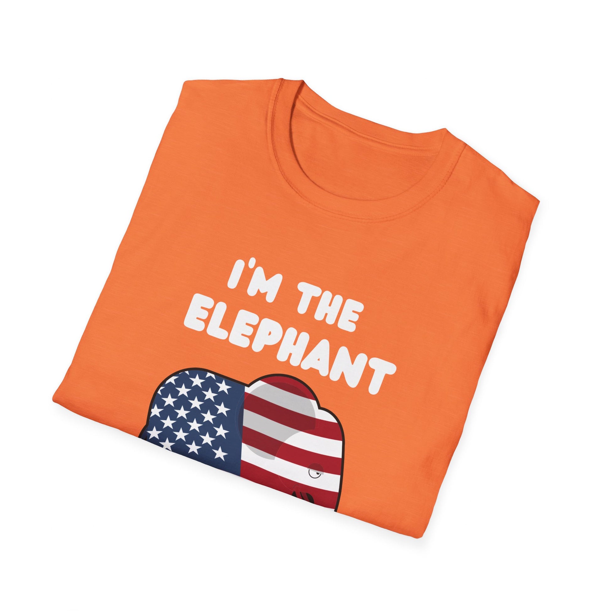Elephant in Room Cartoon Women's Relaxed/Plus Tshirt (White Logo) - Sweet Baby Jeez Teez