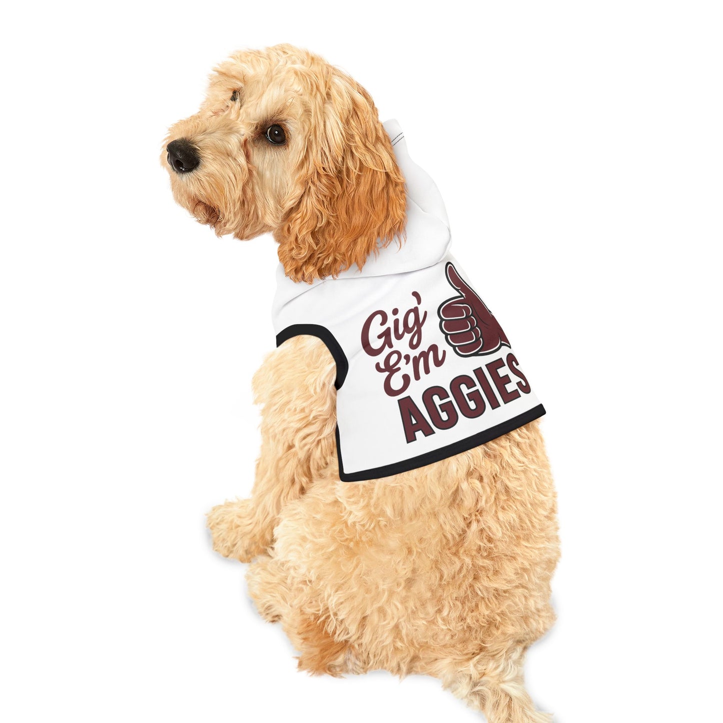 Gig 'Em Aggie Dog or Cat Pet Hoodie Sweatshirt